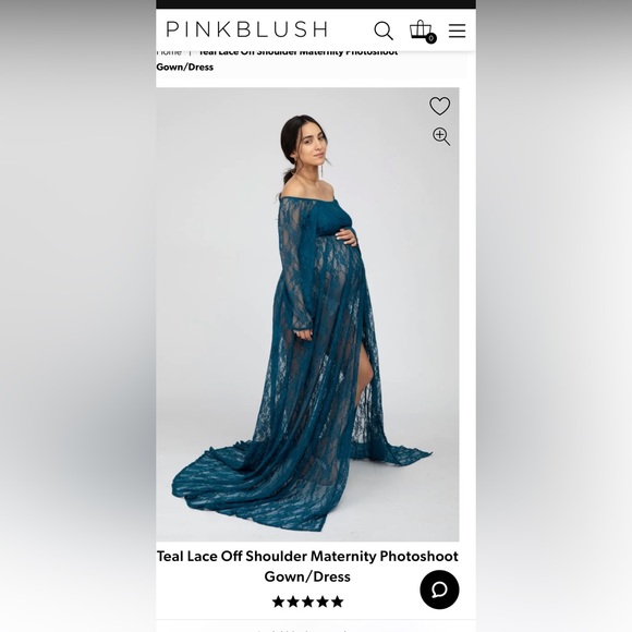 PinkBlush Maternity Gown - Picture 5 of 6